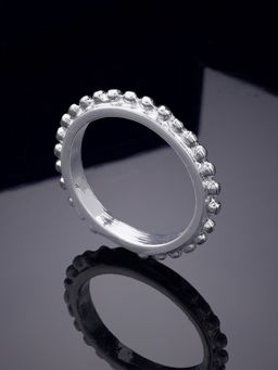 Estele - Rhodium Plated Stunning Finger Ring for Women