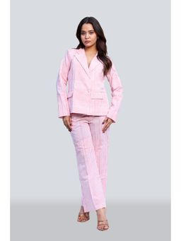 Twenty Dresses by Nykaa Fashion - Stripes Blazer with Pant