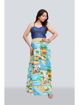 Twenty Dresses by Nykaa Fashion - Aloha Print Strappy Maxi Dress