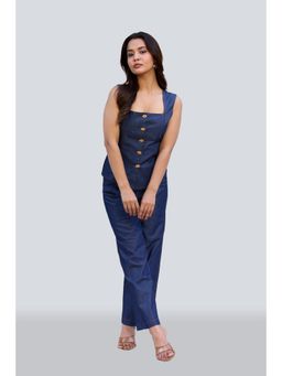 Twenty Dresses by Nykaa Fashion - Square Neck Shirt with Straight Denim Pant