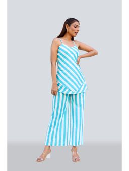 Twenty Dresses by Nykaa Fashion - Thick Stripes Long Co-Ord Set