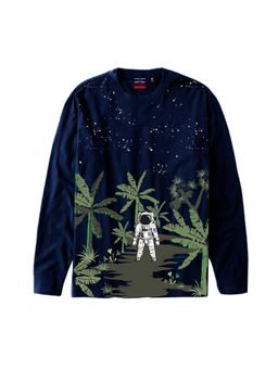 Gini & Jony - Boys Navy Blue T-shirts