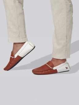 Neeman's - Color Block Tan Loafers