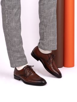La Botte - Men Coffee Solid Formal Derbies