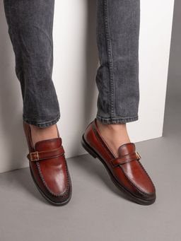 La Botte - Men Brown Solid Formal Loafers