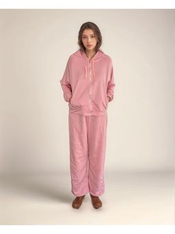 Outzidr - Pink Hoodie Co-Ord Set
