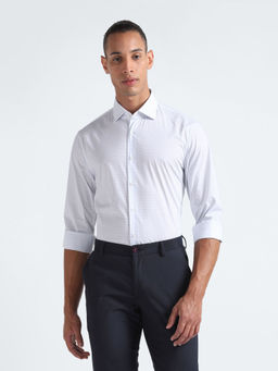 Calvin Klein - Men Blue Color Full Sleeve Shirt