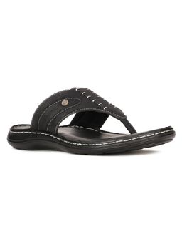 Bata - Solid Black Sandals