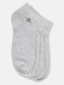 GANT - Men Grey Solid Ankle Length Socks