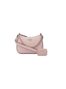 Guess - Women Mauve Solid Pu Eastover Crossbody Top Zip Bag (Set Of 2)
