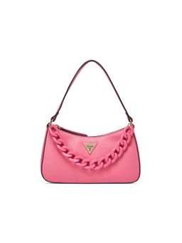 Guess - Women Pink Solid Pu Gabbi Mini Top Zip Shoulder Bag