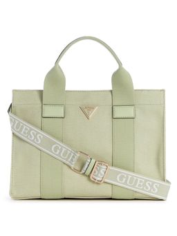 Guess - Cotton Green Solid Women Small Tote Bag