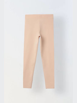 Muvazo - Rose Cotton Lycra Leggings for Girls