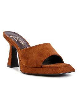 London Rag - Solid Tan Heels