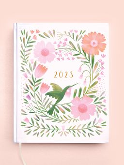 Happywagon - Hummingbird Vines Hardbound Planner