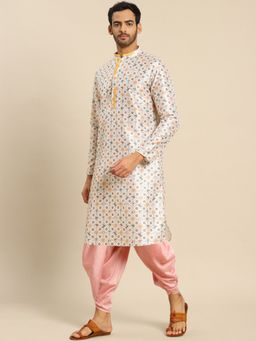 KISAH - Men White Kurta Set (Set of 2)