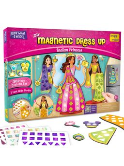 Imagimake - DIY Magnetic Dress Up - Indian Princess (3 Years)