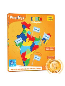 Imagimake - Mapology India with Capitals (5 Years)