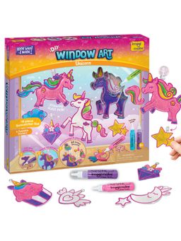 Imagimake - Window Art - Unicorn (5 Years)