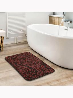 Saral Home - Brown Microfiber Bath Mat 45x70 cm