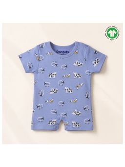 Bontots - Organic Cotton Baby Farmyard Friends Soft & Rash-Free Bodysuit