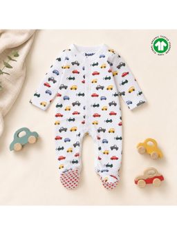 Bontots - Organic Cotton Little Racer Soft & Rash-Free Baby Sleepsuit