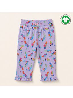 Bontots - Organic Cotton Tropical Parrot Paradise Soft & Playful Baby Pants
