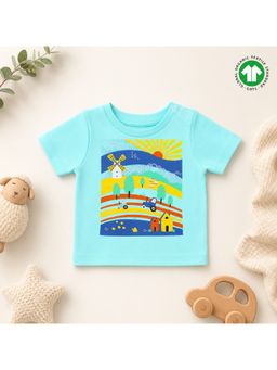 Bontots - Organic Cotton Sunny Farm Day Soft & Rash-Free Baby T-Shirt