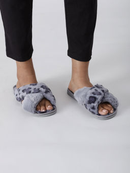 Twenty Dresses by Nykaa Fashion - In My Comfort Fur Slippers