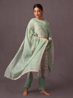 Prakriti Jaipur - Water Lily Dupatta