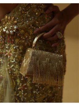 FOREVER NOOR - Glory Box Handbag - Gold