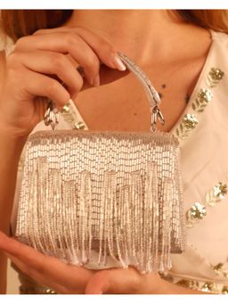 FOREVER NOOR - Glory Box Handbag - Silver