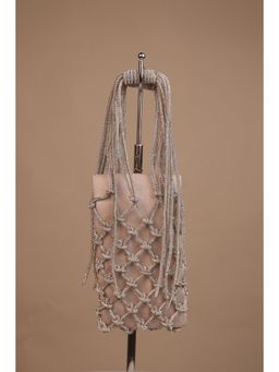 FOREVER NOOR - Zaya Phone Handbag With Pocket - Silver