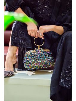 FOREVER NOOR - Disco Drizzle Cloud Clutch With Detachable Strap - Multi-Color