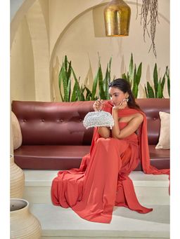 FOREVER NOOR - Disco Drizzle Cloud Clutch With Detachable Strap - Ivory