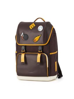 MOKOBARA - The Dodge Casual Use Space Station Coffee Brown Backpack