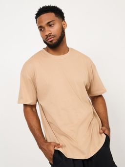 Styli - Oversized Curved Hem Detail T-Shirt