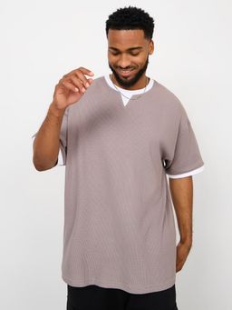 Styli - Premium Waffle Knit Oversized T-Shirt