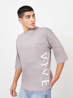 Styli - 3/4 Sleeve Printed Boxy T-Shirt