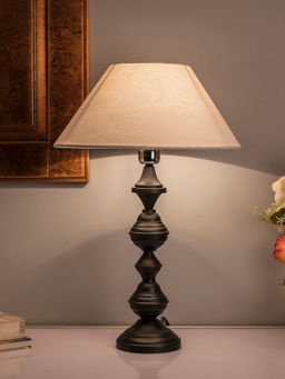 Homesake - Nordic Black Table Lamp White Cone Shade