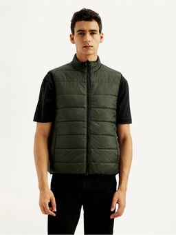 Levi's - Mens Solid Green Puffer Jacket