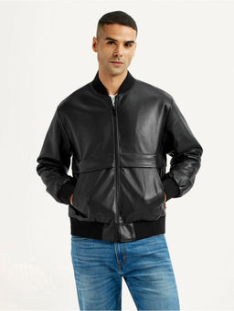 Levi's - Mens Solid Black Bomber Jacket