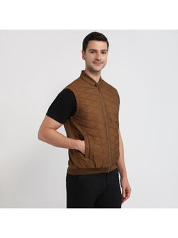 ColorPlus - Dark Brown Tailored Fit Jacket