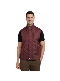 ColorPlus - Dark Maroon Regular Fit Jacket