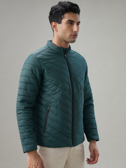 Park Avenue - Dark Green Regular Fit Jacket