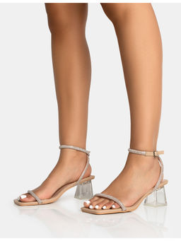 PUBLIC DESIRE - Joselyn Beige Heels
