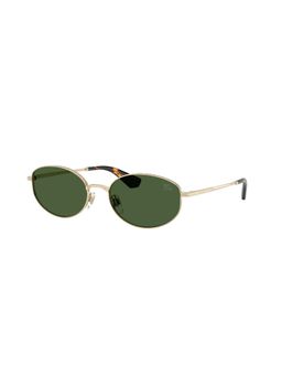 Burberry - Women UV Protected Gold Lens Oval Sunglass - 0BE316911097155 (55)