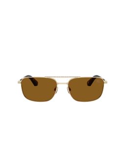 Burberry - Men Polarized Gold Lens Rectangle Sunglass - 0BE317011098359 (59)
