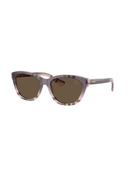 Burberry - Women UV Protected Pink Lens Rectangle Sunglass - 0BE448642207354 (54)