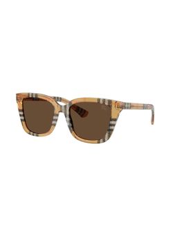 Burberry - Women UV Protected Light Brown Lens Square Sunglass - 0BE448741637352 (52)